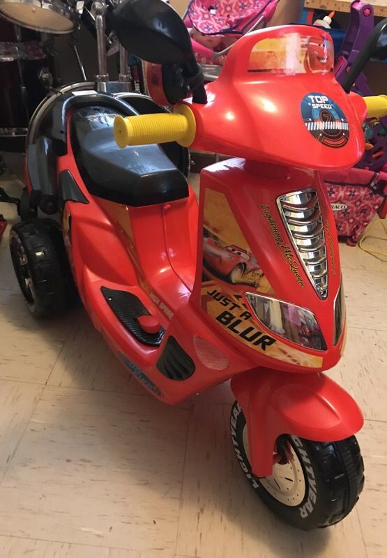 Lightning McQueen Motorcycle