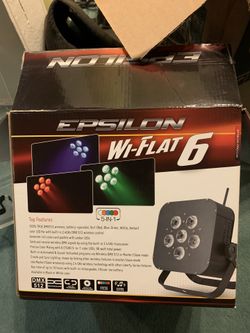 Epsilon Wi Flat 6 wash light new
