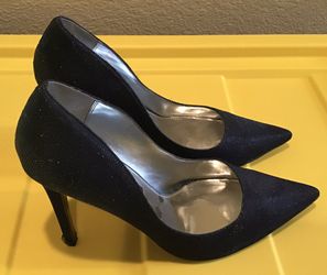 Glamorous Nina New York Blue Iridescent Shoes