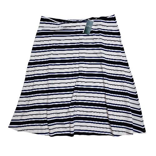 LAUREN RALPH LAUREN Javonna Striped Pull On A-Line Skirt Womens XXL