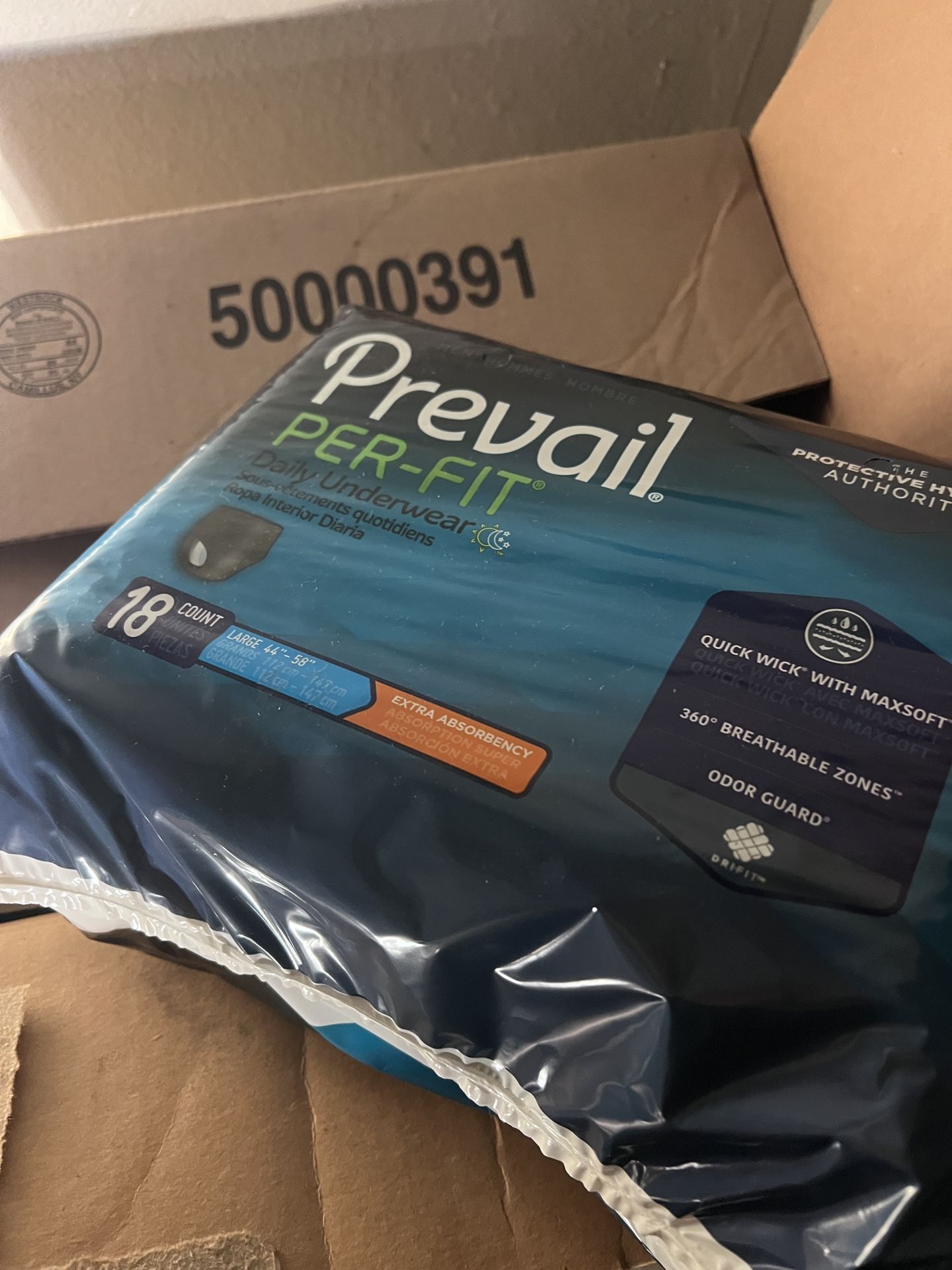 Prevail Pads For Male 