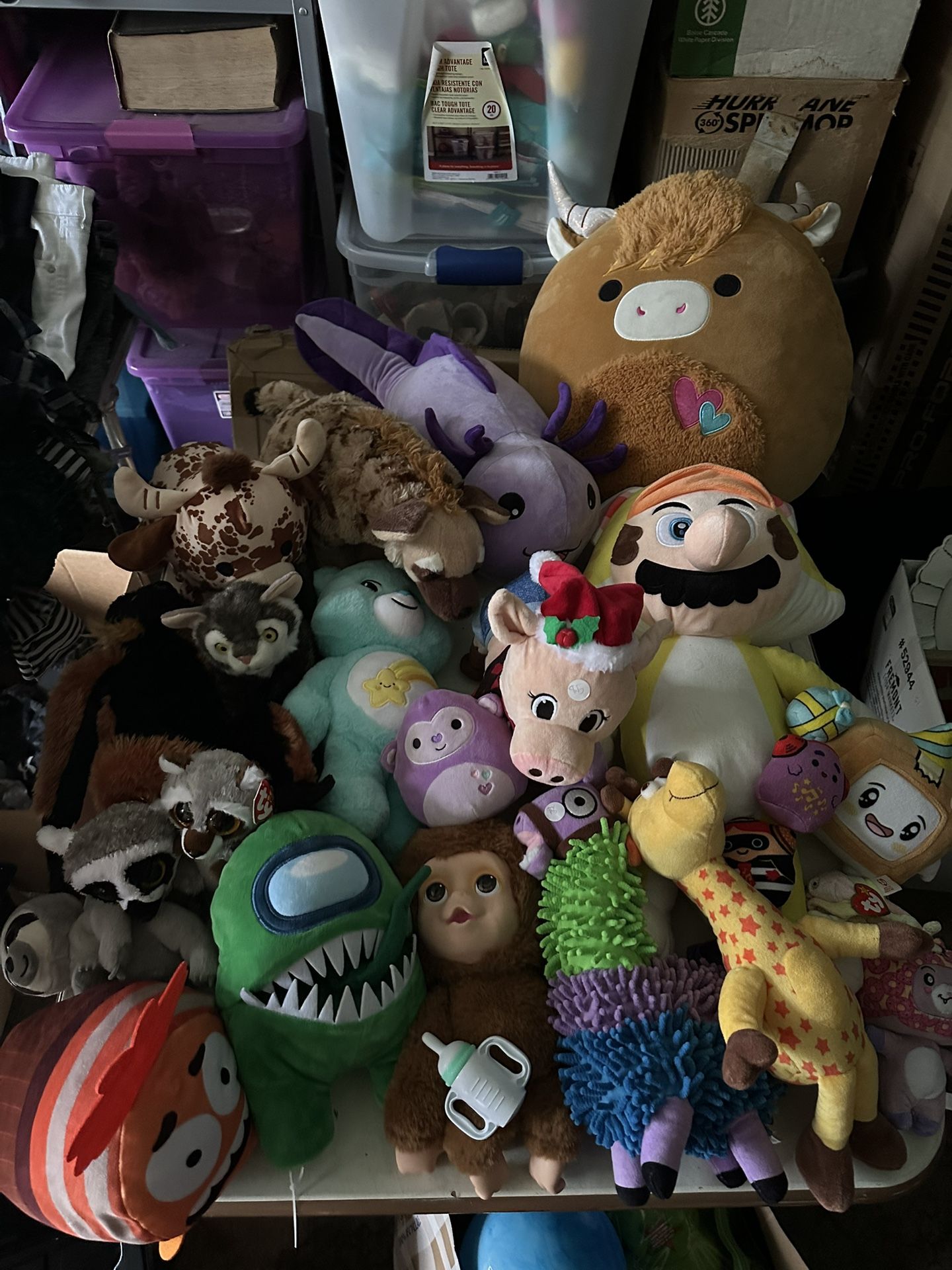 Large Lot Of Children’s Plush Toys Stuffed Animals