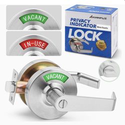 Vacant Occupied Bathroom Door Handle