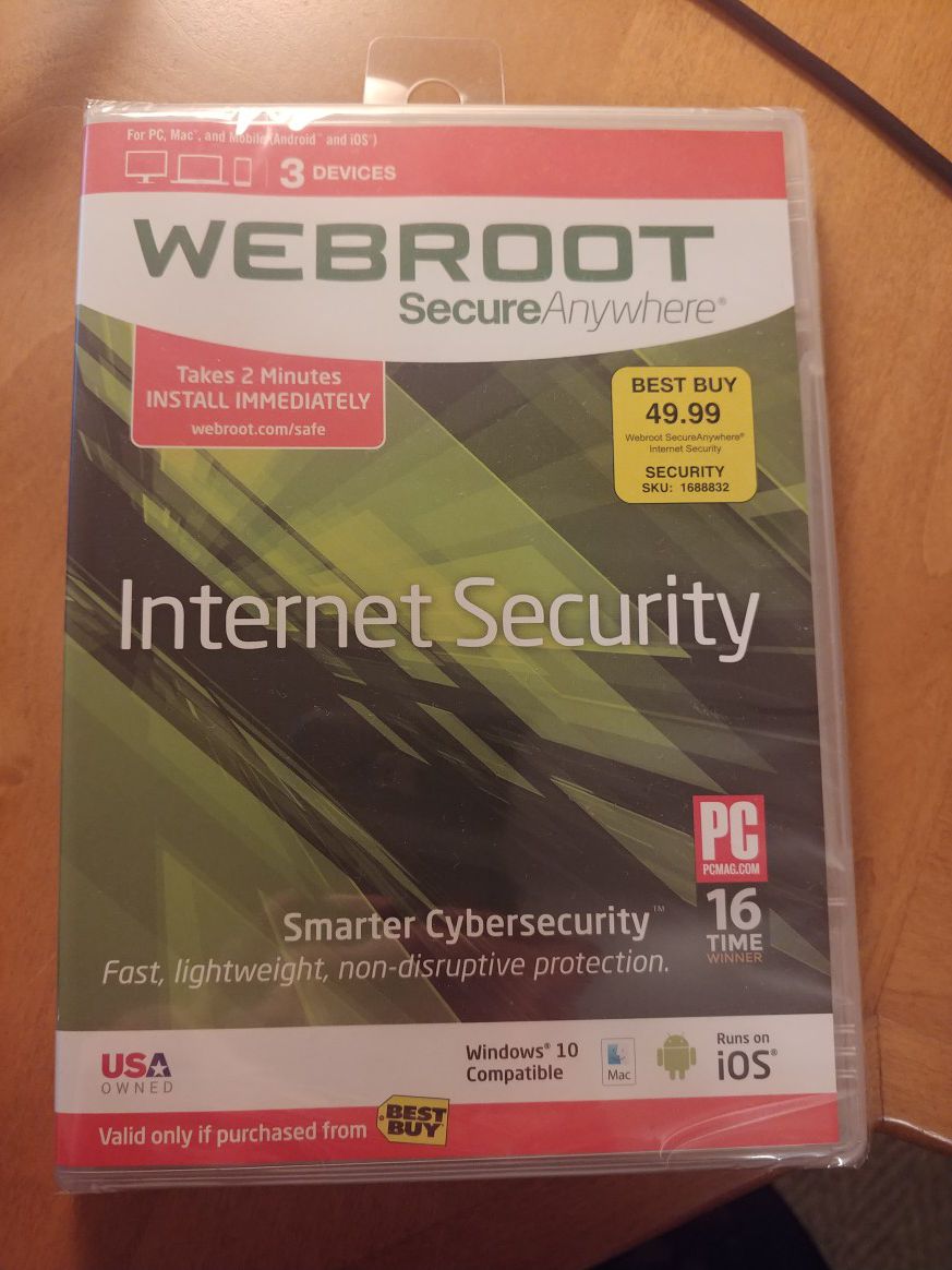 Webroot Internet Security (anti-virus)