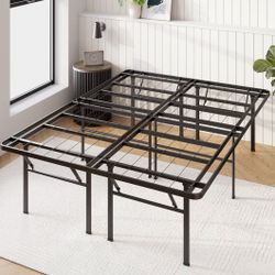 Tall Queen Bed Frame Under-bed Storage