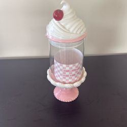 Glass Candy Jar 