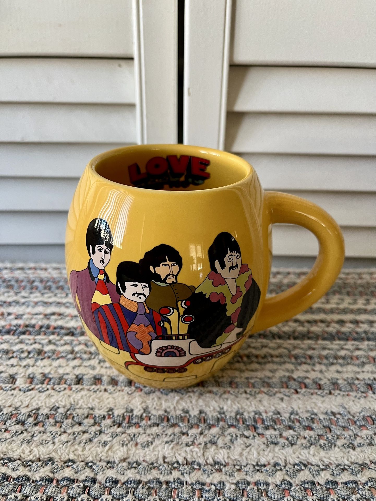 Beatles Yellow Submarine Mug 2012 Never Used