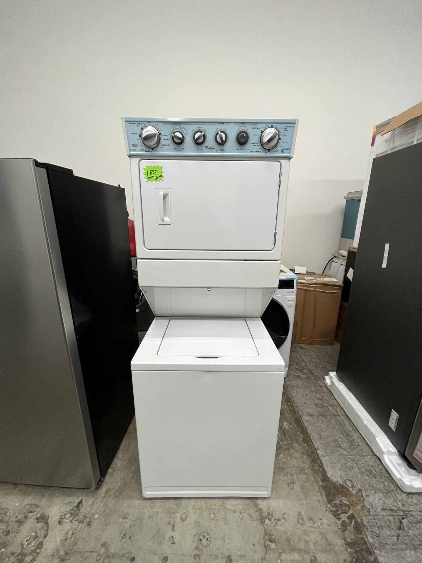 WHIRLPOOL WASHER AND ELECTRIC DRYER