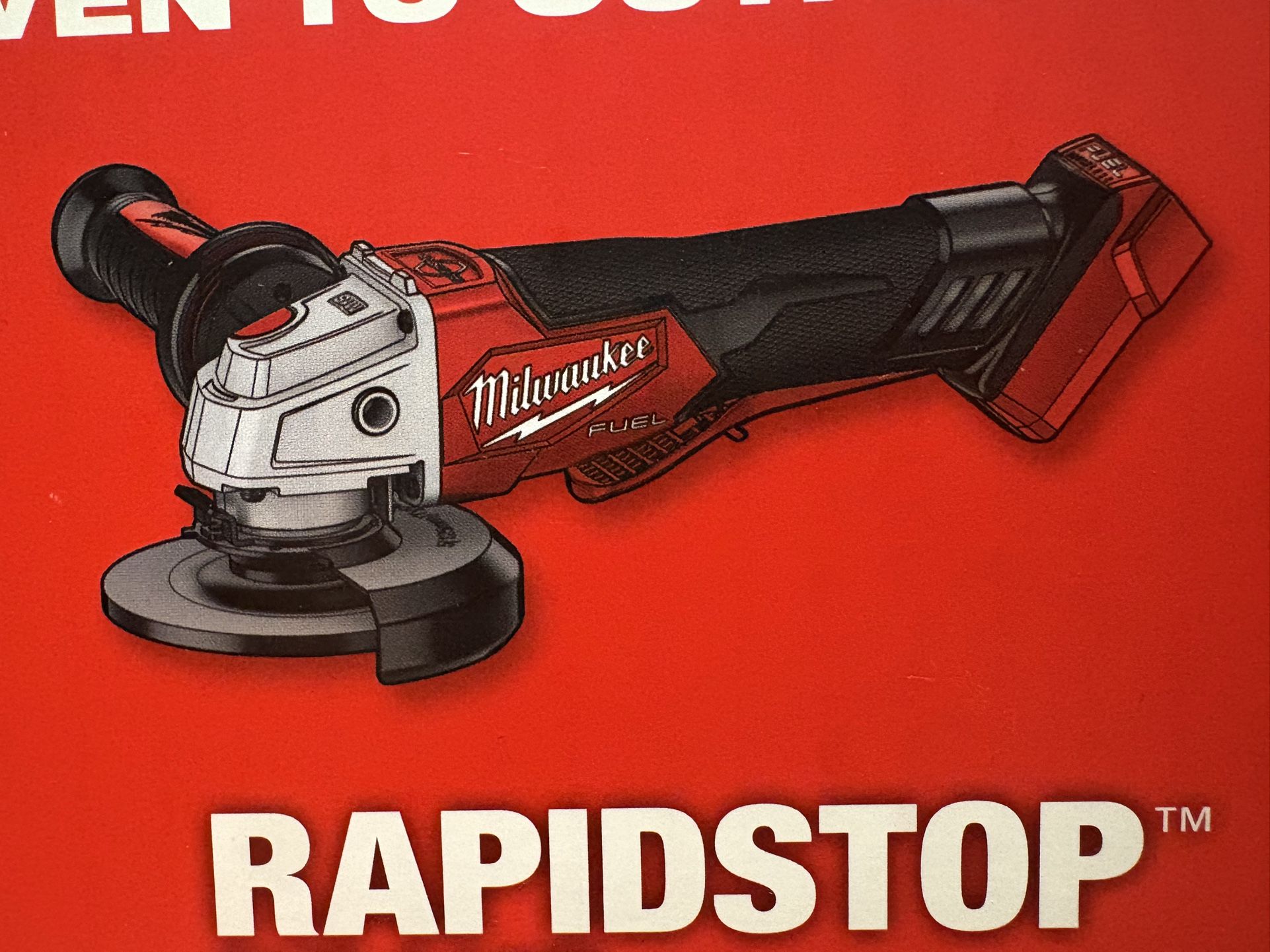 MILWAUKEE® M18 FUEL™ 4-1/2" / 5" Grinder Paddle Switch