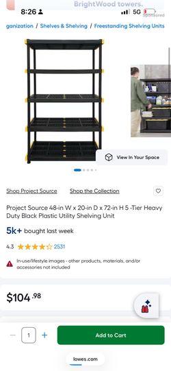 Garage shelving
