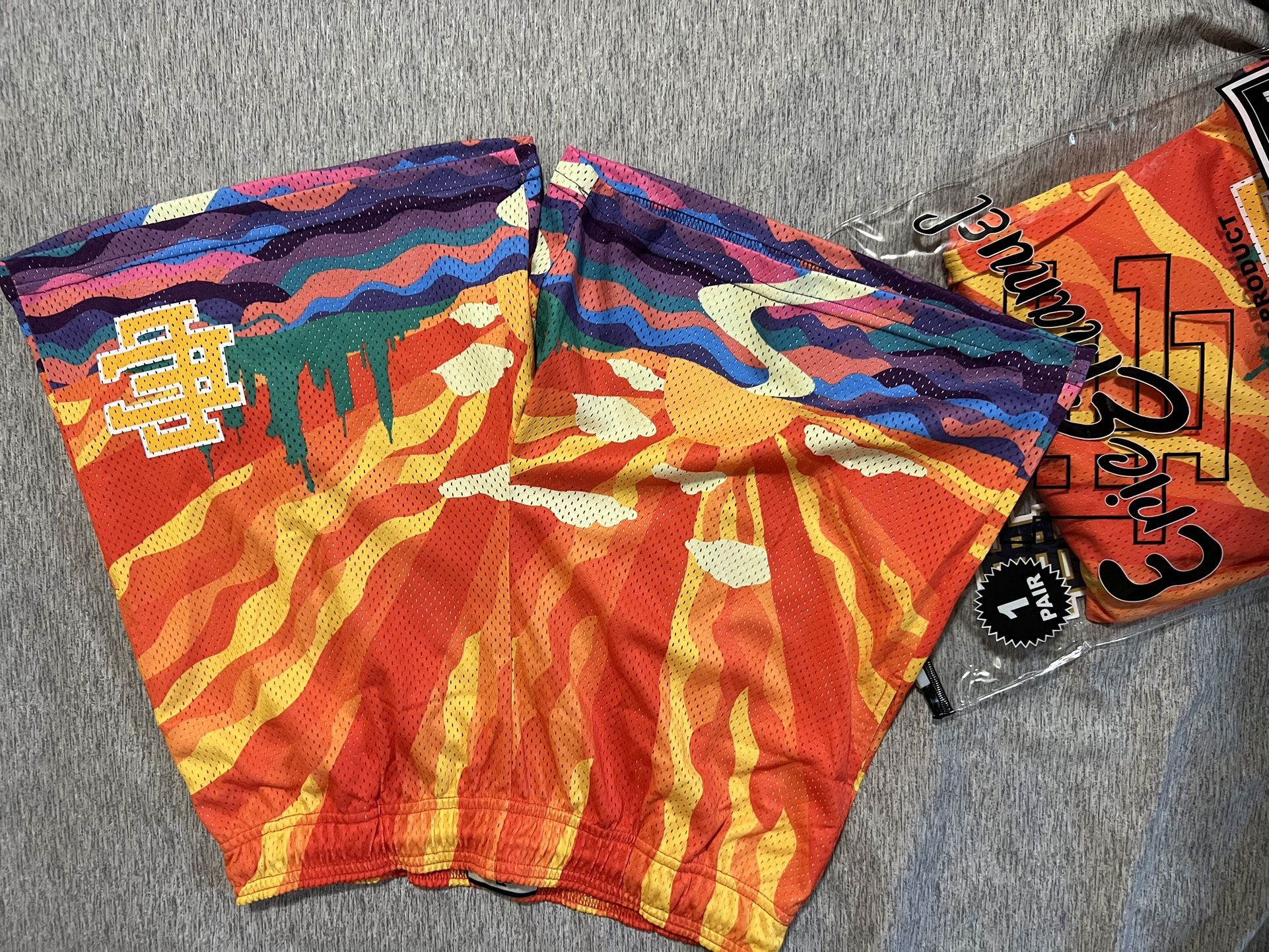NYC Sunset Yellow EE Eric Emanuel Shorts
