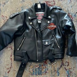 Kids Harley Leather Jacket 