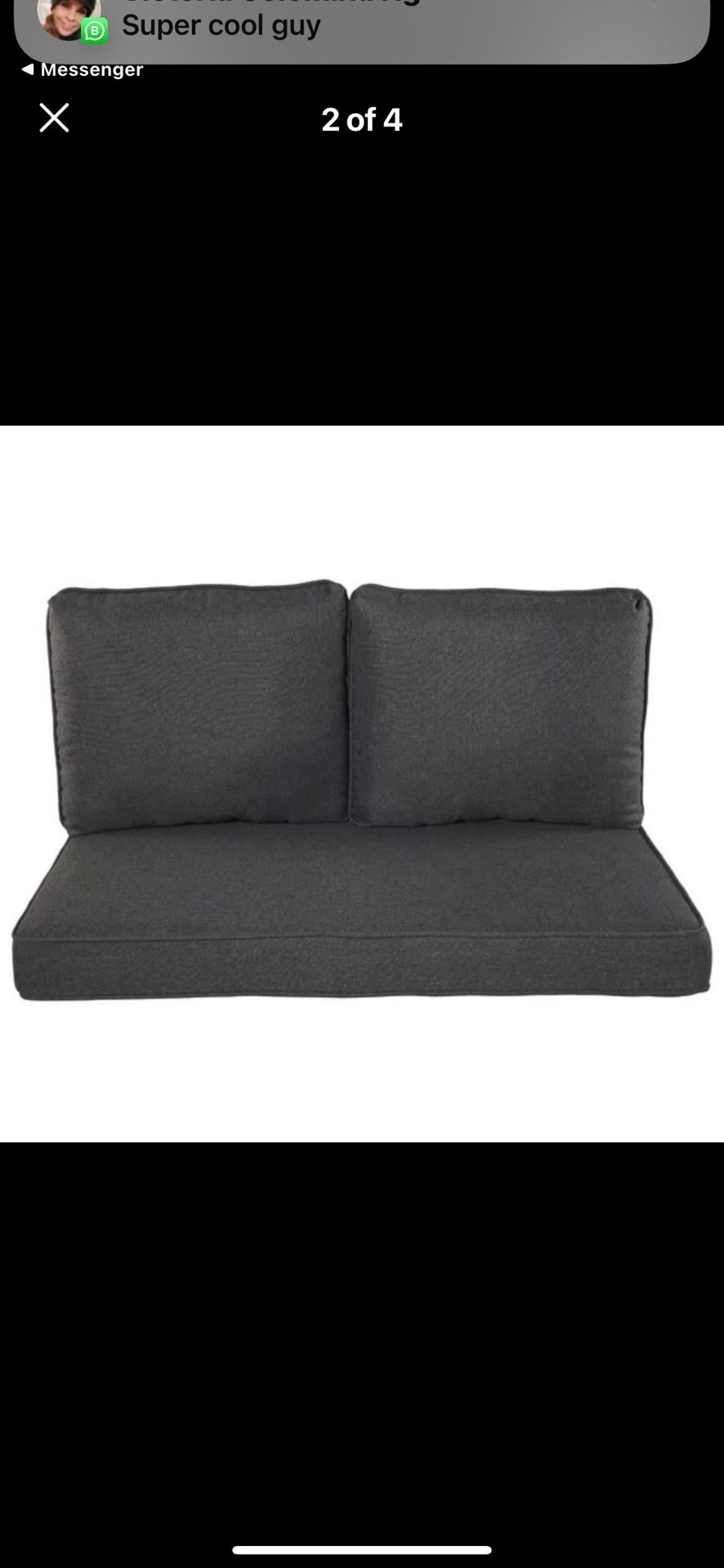 New In Box Outdoor Patio Cushions WaterProof