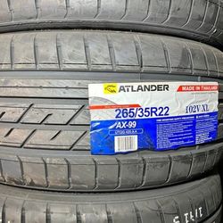 265/35/22  Llantas Nuevas 