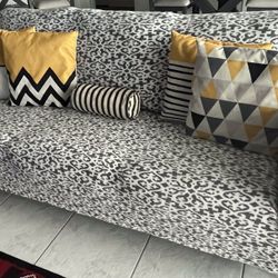 Ashley Sofa and Ottoman