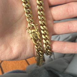 Gold Plated Cuban Link