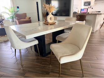 Marble dining set