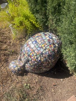 Large Mosaic lady bug Garden Statue