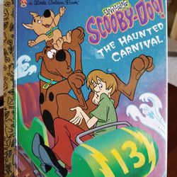 Little Golden Book - Scooby-Doo! THE HAUNTED CARNIVAL First Edition 1999