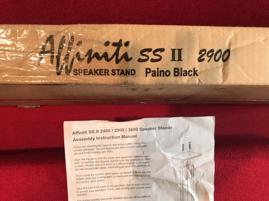 Lovan Affiniti SS II Speaker Stands Piano Finish Very Good Shape