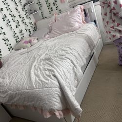 Full Size Bed With Drawers $400 OBO