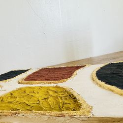 3D hand made wall texture art