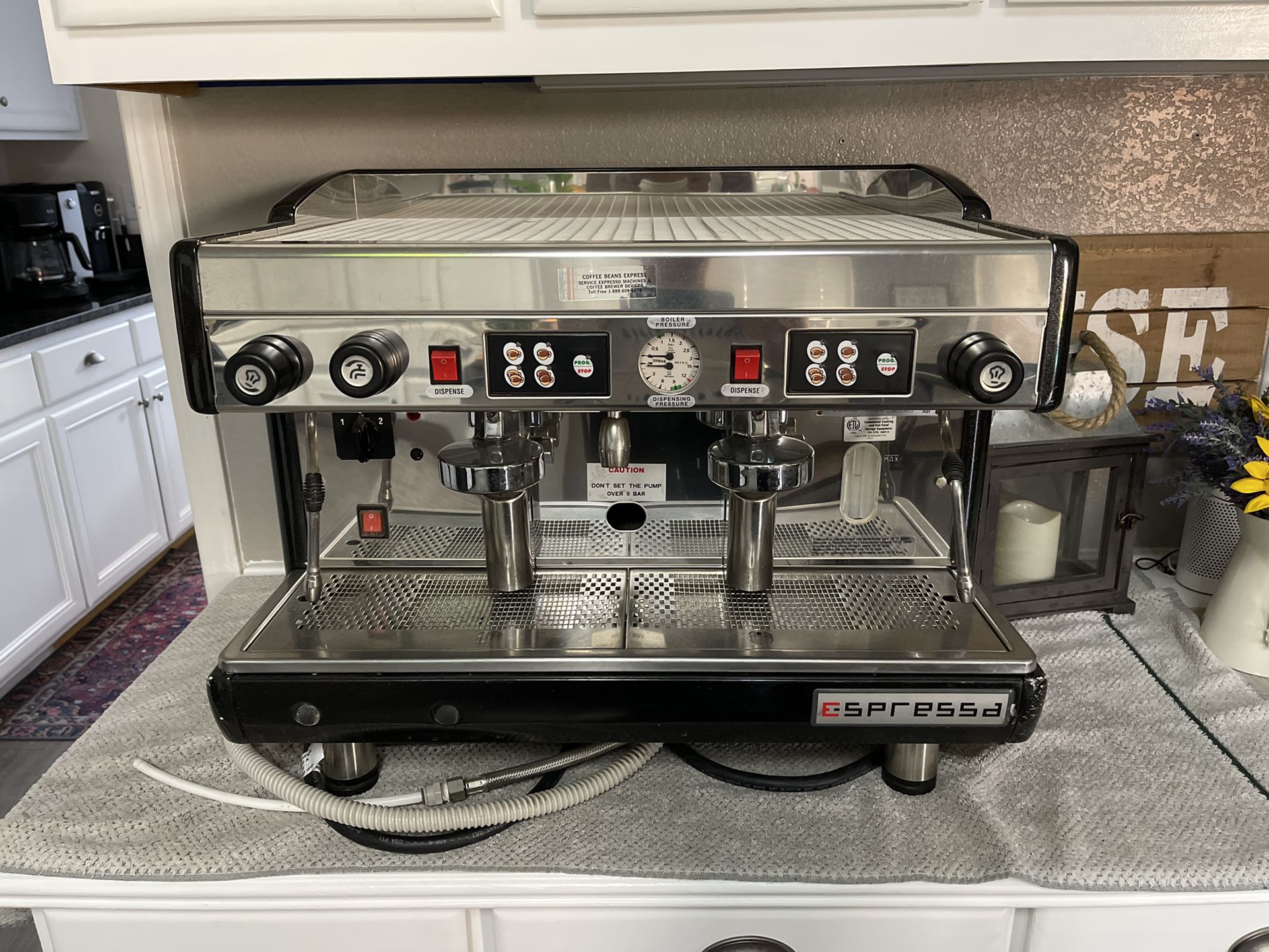 Double Head Espresso Machine 