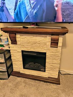 Electric Fireplace Brick Remote Control