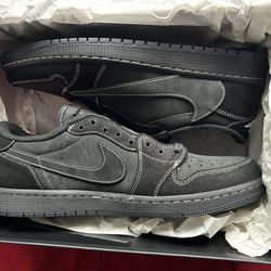 Jordan 1 Retro Low OG SP Travis Scott Black Phantom Size 13