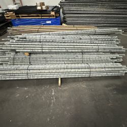 Used 1 5/8” x SCH 40 Galvanized Fence Post