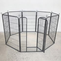 Brand New $115 Heavy Duty 48” Tall x 32” Wide x 8-Panel Pet Playpen Dog Crate Kennel Exercise Cage Fence 