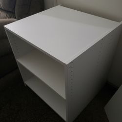 White Cabinet Shelve 28 1/2"Inches Tall X 25 1/2"Inches Wide And 24 Inches Deep 