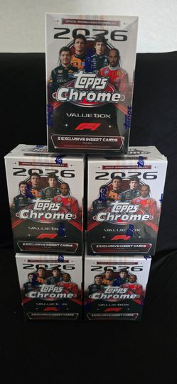 2026 Topps Chrome Formula 1 (F1) Value Box