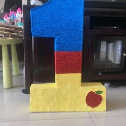 Big 1st Birthday Number 