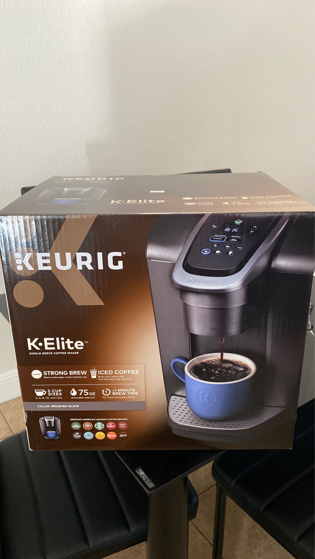 Keurig K-Elite Single-Serve K-Cup Pod Coffee Maker with Iced Coffee Setting