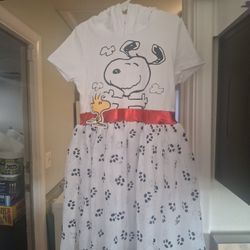 Kids Hoodie Dress Snoop New! Medium Size 8