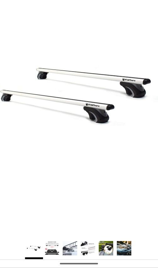 Stay There Car Roof Rack Cross Bars 56Aero Thick Aluminum Universal Crossbars Roof Rack Adjustable Roof Cross Bars, Fits Most Vehicles with Existing R
