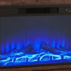 Brand New 26" By 17" Fireplace Heater Insert W REALISTIC LED FLAMES MULTI COLORS & SETTINGS $799 NEW BNIB 