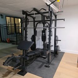 Smith Machine 2001 | Multi-Use Adj Bench | Gym Equipment | Fitness | Squat Rack | Excercise |🔴WEIGHTS AND BARBELL SOLD SEPARATELY 🔴 FREE DELIVERY 🚚