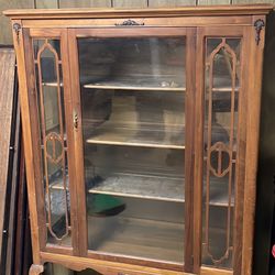 Vintage / Antique Glass Hutch