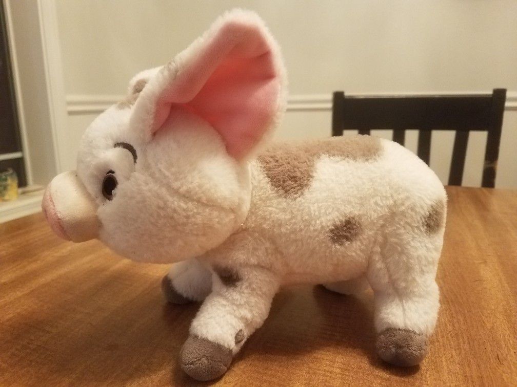 Disney Store Official Moana Plush Pua Pig 10" Stuffed Animal Toy Piggy soft