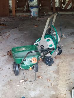 Garden Hose & Hose Cart