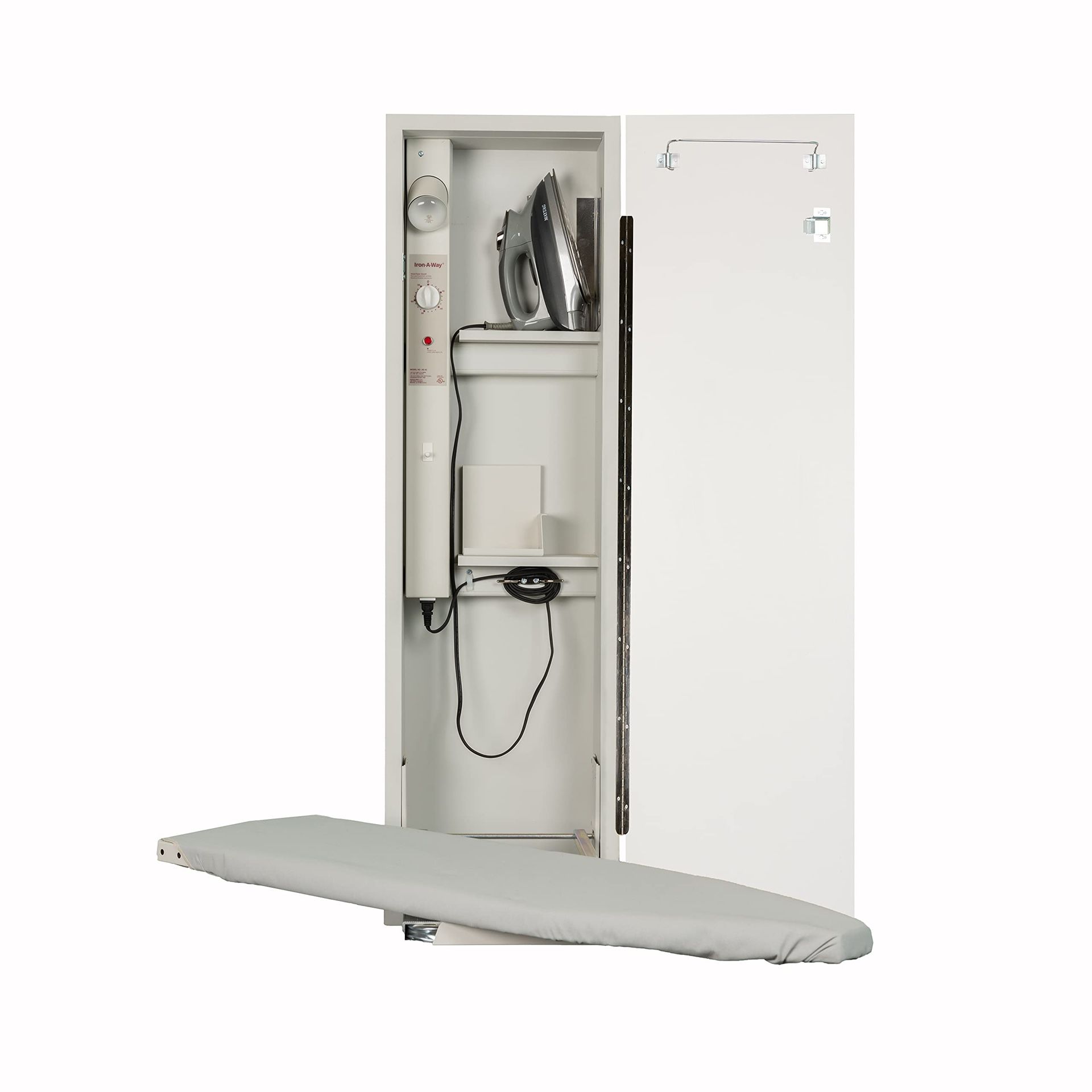 Iron-A-Way Built-In Ironing Center with 42 Inch Swiveling Ironing Board