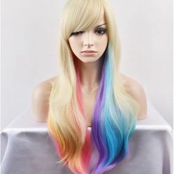Rainbow Beauty Full Wig