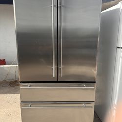 Monogram, Counter Depth 4 Door, Stainless Steel Fridge 