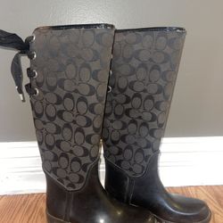 Coach Rain boots 