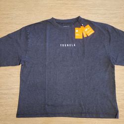 BRAND NEW PREMIUM YOUNG LA BOX CUT SHIRT. SIZE LARGE