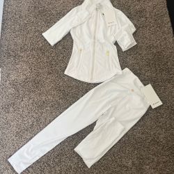 White Lululemon set size 2