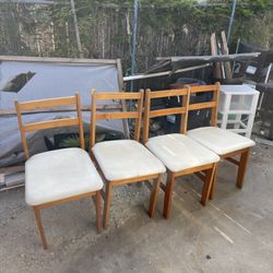 Four Dining Chairs - Free