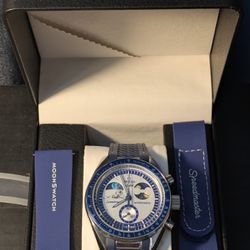 Omega X Swatch “Mission to Gold Earthphase” CUSTOM MOD “Moonswatch” - READ